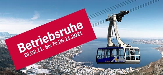 Revision der Pfänderbahn im November 2021