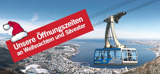 Öffnungszeiten an Weihnachten und Silvester