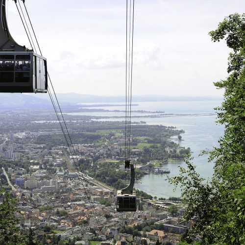 Bahn Ausblick Bregenz