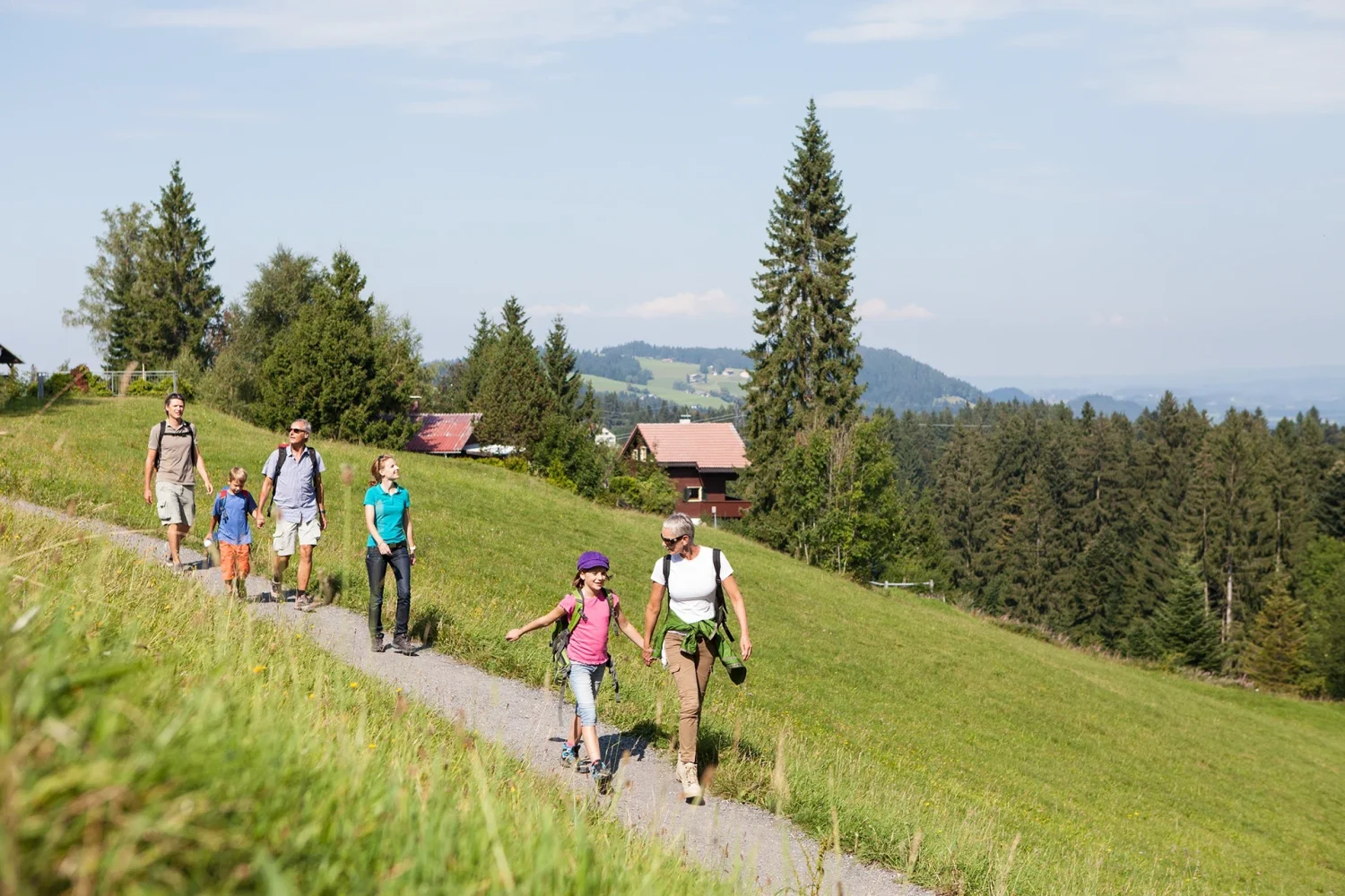 Hoehenwanderweg Pfaender Scheidegg