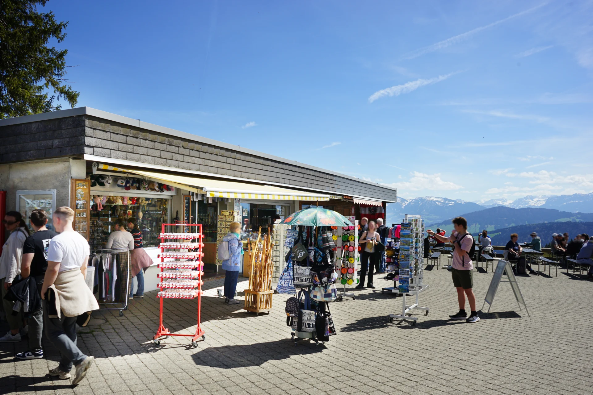 Kiosk bei der Pfänderbahn Bergstation