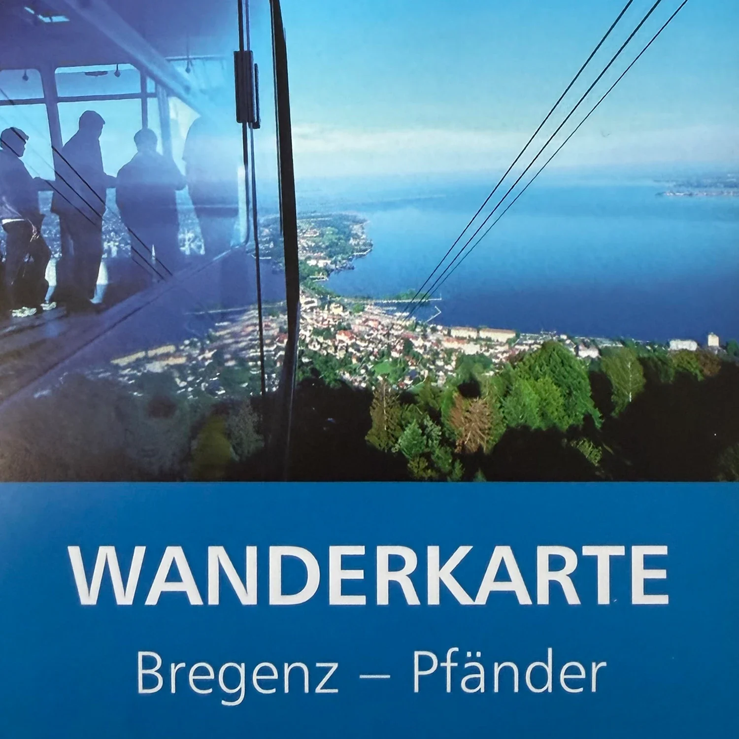 Deckblatt der Wanderkarte Bregenz - Pfänder